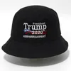 2024ドナルドトランプ刺繍バケツハットキープアメリカの偉大な魚帽子帽子新しい