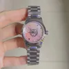 Orologio da 28 mm in argento rosa madreperla quadrante a conchiglia in acciaio inossidabile orologi al quarzo senza tempo ad incastro G orologio modello animale CAT Wathes Star Heart Bee orologio da polso