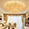 Plafondlampen phube verlichting imperium goud kristallicht luxe K9 zilveren lampgluster