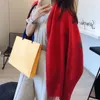 2022 New Luxury Scarf Cashmere Thick Shawl Women Long Winter Wram Pashmina Wraps Hijab with Tassel Bufanda Foulard 2022 aimei shopping