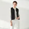 Women's Vests Bang Warm Ultra Light Down Vest Women Matt Fabric Waistcoat Portable Sleeveless Winter Liner 221117