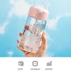 Juicers Portable Bottle Coffee Milk Stir Sealed Leak Proof Plastic Juice Cup 380ml Transparent Battery IP5 Waterproof For Fitness