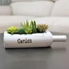 Decorative Flowers Simulation Succulent Ornaments Ceramic Bottle Green Plant Potted Plants Bonsai Nordic Home Decoration