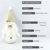 Christmas Decorations Ornament Doll For Wedding Indoor And Outdoor Snowman 1pc 27 15 8CM Artificial Wool Cute Gnome Old Man