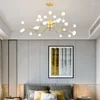 샹들리에 북유럽 패션 창조적 인 거실 장식 램프 현대 LED 샹들리에 조명 간단한 식당 침실 조명