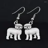 Dangle Ohrringe Vintage Old English Sheepdog Drop Ohrring Hund Zauber Bohe für Frauen Brincoos Ohr