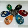 Favor favorita Favor de estrela do mar Natural âmbar keyrings Beach Party Favors Creative Conch Key Chains Glow in the Dark Keychain Hawaii tr dhvro