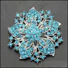 Pinos broches de diamante broche de cristal flores bauhinia broches pinos boutonniere stick cors clipes jóias de moda de casamento dhpzh