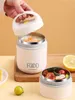 304 Stainless Steel Vacuum Thermal Lunch Box Insulated Bag Food Warmer Soup Cup Thermos Containers Bento Box for Students