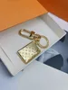 Porte-clés de créateur Louiseities Viutonities Porte-clés la nouvelle mode de luxe en or enveloppe porte-clés
