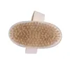 Brosse de bain peau sèche corps doux poils naturels SPA la brosse en bois bain douche brosse à poils SPA corps brosses sans manche ss1117