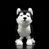 25cm Siberian Husky Dog Plush Toy W Brownblue Eye Lifelike Alaskan Malamute Pchasze Zabawki Zwierzęta Świąteczne Prezenty LJ2011263880637
