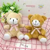 Keepsakes 16CM Bear Stuffed Plush Toys Baby Cute Dress Key Pendant Dolls Gifts Birthday Wedding Party Decor 2616 E3