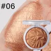 3 Färg Bronzers Highlighter Makeup Palette Face Contour Shimmer Powder Highlighers Cosmetics