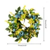 Dekorativa blommor konstgjorda tusenskönor Flower Wreath Stor dekoration för bröllopets ytterdörr R2JC