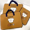 HBP Laptop Bags Korean New Cartoon Portable Plush Proof Notebook 11 "13" 15 "Computer Bag Tablet Storage Bag 221116