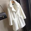 Mélanges de laine pour femmes, veste d'automne et d'hiver, manteau de tonte de mouton, une pièce de fourrure, imitation vison, manteaux 221117
