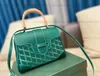 Wysokiej jakości skórzana torba damska męska skrzynki crossbody luksusowy projektant mody portfel na zakupy kieszenie na karty torebka kopertówki torebka