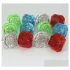 Party Favor Gigantic Diamond Lightup Ring Glow LED Flashing Party Favors for Kids Adts Event Holiday Decorations Clear Drop Delivery Dhcre