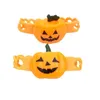 Party Favor Glow Bracelets Halloween Wristband Party Favors Led Light Up Pumpkin Bangle Treats Candy Goodie Bag Stuffers Drop Delive Dhvfb