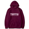 Trapstar Tracksuit Mens Sweatshirts Casual Hoodies Fashion Womens Star Star Print Hooded Tops Couples Loose Vêtements Asian Taille M3xl SSVF