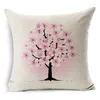 Pillow High Quality Plant Printed Decorative Covers Capa Almofada Funda Cojin Housse De Coussin Cover 45x45cm BZT-67