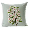 Pillow High Quality Plant Printed Decorative Covers Capa Almofada Funda Cojin Housse De Coussin Cover 45x45cm BZT-67