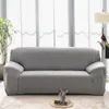 Stol täcker elastisk soffa täckning universell tillverkare grossist fast färg dubbel tre kombinationskudde