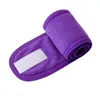 Gesichts-Spa-Stirnband, Zubehör, Make-up, Dusche, Bad, Sportband, Frottee, verstellbares Stretch-Handtuch mit Magic Tape