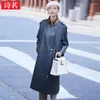 Women's Leather 2022 Genuine Jacket Women Fashion Real Sheepskin Coat Clothing Autumn Winter Long Trench Coats Chaqueta Mujer LM