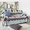 Housses de chaise Style bohème canapé serviette couverture couverture décoration de la maison poussière gland tressé ligne Polyester fibre coton