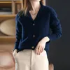 Women's Knits Tees Sweater Cardigans Woman Y2k Luxury Winter Trend Designer Cashmere Cardigan for Women Knitted Crochet Tops Sweaters Vintage 221117