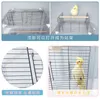 Bird Cages Luxury Transparent Cage Large Tray Acrylic Breeding Playground Household Jaula Grande Supplies BS50BC