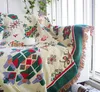 Chair Covers Double-sided Thickening Geometry Throw Blanket Christmas Decorative Manta Para Sofa/Beds Travel Plaid Non-slip Stitching