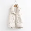 Damesvesten plus size winter down puffer vest vrouwen casual all-match mouwloze jas lang bodywarm vest 221117