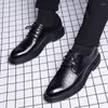 Dress Shoes Men Leather Luxury Fashion Groom Wedding Italian Style Oxford Size 37-45 Zapatos De Hombre