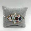 Brin BLUESTAR Turc Oeil Bracelet MIYUKI Mode Fatima Main Hamsa À La Main Pulseras Mujer Cadeau