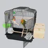 Vogelkooien kit outdoor ornament kooi feederlade grote papegaaien roestvrij staal kanarie nidos para pajaros duif nest dl60nl