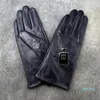 2022 neue frauen Leder handschuhe Herbst winter mode Nerz zubehör Touchscreen im freien warme fleece schaffell