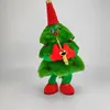 2023 Świąteczne elektryczne pluszowe drzewo zabawek może śpiewać i tańczyć na prezenty świąteczne zabawki