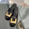 Demi-haut nouvelle mode pantoufles designer top sandales en cuir sexy talons hauts soie tête ronde mot extérieur anti-dérapant lettre métal paillettes 36-40