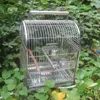 Bird Cages Large Stainless Steel Cage Parrot Tray Travel Metal Luxury Breeding Outdoor Gaiola Passaro Pet Supplies DL60NL