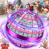Magic Balls Flying Kul Ball Toys Ręcznie kontrolowana zabawka na zewnątrz 360 ° Rotacja Boomerang Hover Mini dron z LED światła B Amer7
