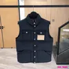 디자이너 퍼퍼 조끼 코트 망 양복 조끼 겨울 다운 조끼 남여 커플 Bodywarmer 여성 자켓 민소매 야외 따뜻한 두꺼운 아웃웨어 의류 Gilet