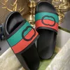 Slide Sandals Designer Slides Causal Non-Slip Summer Huaraches Flip Flops Slippers Men Rubber Striped Mules With Box Size