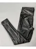 Leggings da donna Moda Donna Leggings in pelle nera PU Sexy Skinny Push Up Pantaloni in pelle sottile Leggings Running Pantaloni da allenamento Estate T221020