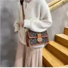 2023 Crossbody Chain Bag Flip Messenger Bags for Lady Girls Square Square Square