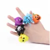 Feest gunst Halloween Lightup Rings Glow Sieraden feest voorstander van schat borstprijsvak speelgoedvulling goodie tas stuffers rubber drop del dhjzz