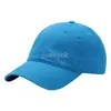 Chapeau de baseball en coton européen et américain Party Favor hommes et femmes style crème solaire chapeaux pare-soleil couleur unie casquette à visière de934