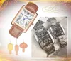 Populaire trois broches cadran designer montre femmes hommes président fine en acier inoxydable chronographe quartz batterie carré cadran romain original solide bracelet montre-bracelet